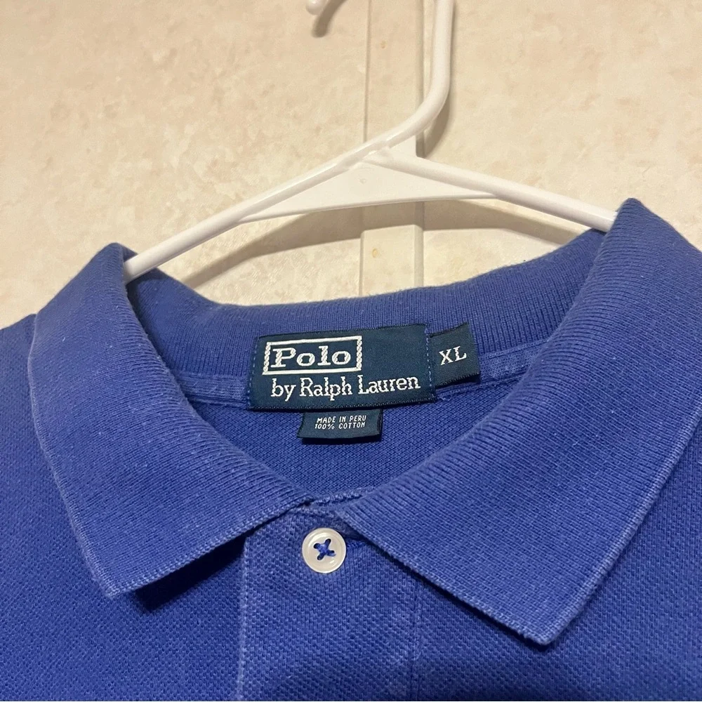 Ralph Lauren Men's Rugby Polo Shirt in Deep‎ Blue